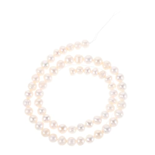 Gadpiparty Natürliche Süßwasserperlen Weiß Perlenstrang Glatt Poliert Gleichmäßig für DIY Schmuckherstellung Halsketten Armbänder Basteln Langlebig Strahlend Gadpiparty Natürliche Süßwasserperlen Weiß Perlenstrang Glatt Poliert Gleichmäßig für DIY Schmuckherstellung Halsketten Armbänder Basteln Langlebig Strahlend von Gadpiparty