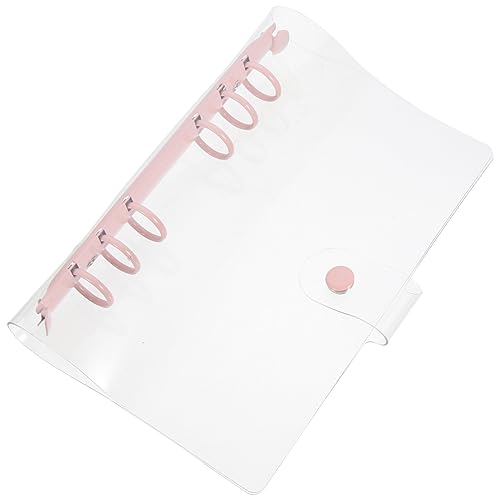 Gadpiparty Notebook Cover Transparent PVC Binder für Diy Ringbuch Hülle Schultasche Organizer für Dokumente und Notizen von Gadpiparty