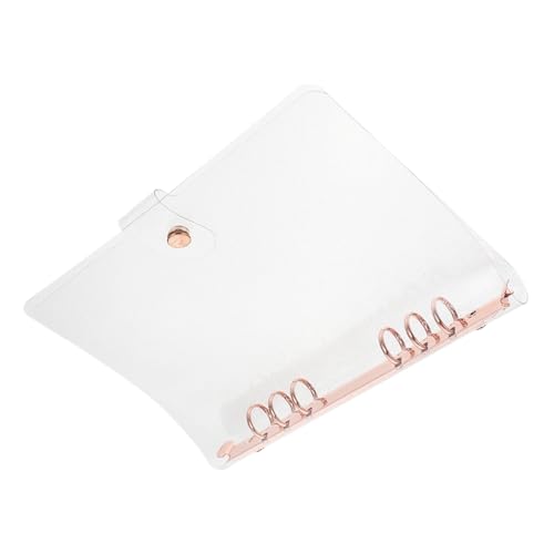 Gadpiparty Notebook Cover aus PVC Reisefreundlich Hochwertiger Schutz für Notizbücher Ringbuch Journal Rosegold für Schule und Büro von Gadpiparty
