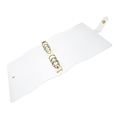 Gadpiparty Notebook Hülle Gold Glitzer PVC Ringbuch Cover für Lose Tragbarer Notizbuchschutz für Schule Büro und Reisen Nachfüllbar und Leicht von Gadpiparty