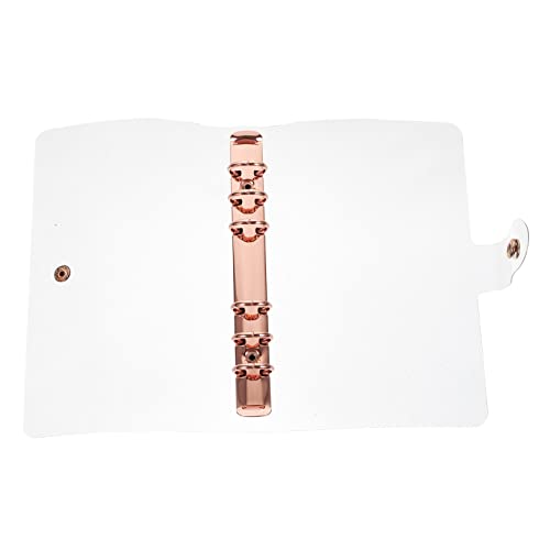Gadpiparty Notebook Schutzcover Glitzernde PVC Hülle für Schulnotizen Refillable Notizbuch Hülle Hochwertiger Notizblock Schutz Gold Reisehandbuch Cover von Gadpiparty