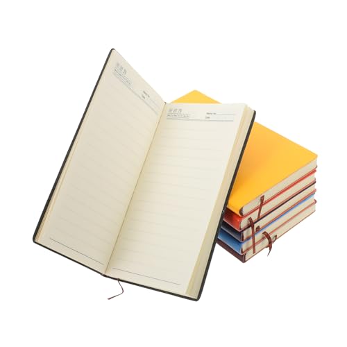 Gadpiparty Notizbuch Liniert Tragbares Notizheft für Büro und Persönliche Notizen Schreibheft Rotbraun und Multi Use Notepad von Gadpiparty