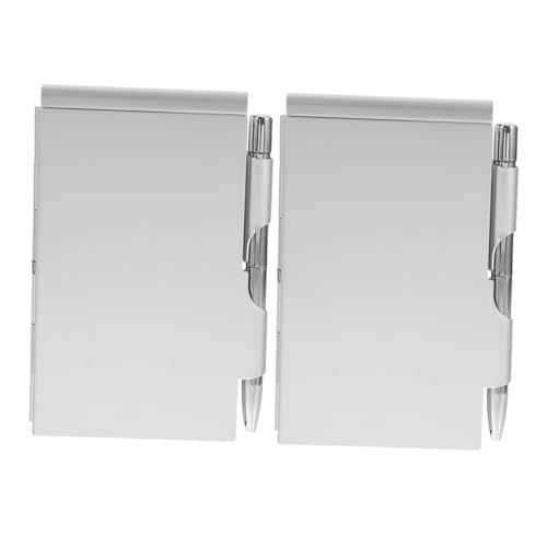 Gadpiparty Notizbuch aus Metallkarton Taschennotenpad kleiner Notizblock Geldbörse Notizblock Notizblockhalter Notizblock zu machen Memo-Notizblöcke Aluminiumlegierung Silver Gadpiparty Notizbuch aus Metallkarton Taschennotenpad kleiner Notizblock Geldbörse Notizblock Notizblockhalter Notizblock zu machen Memo-Notizblöcke Aluminiumlegierung Silver von Gadpiparty