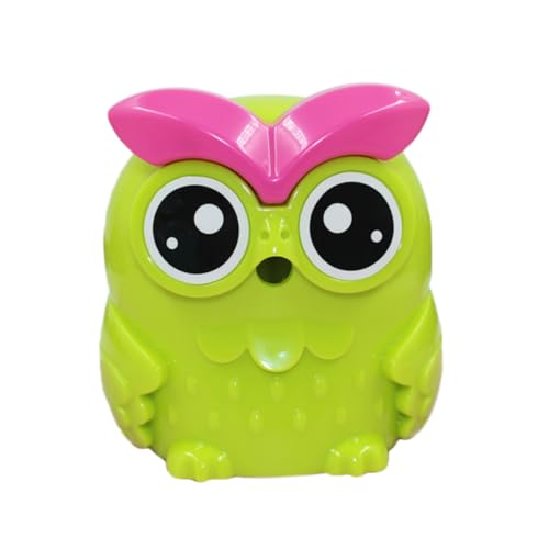 Gadpiparty Owl Förmiger Manueller Bleistiftspitzer für Cartoon Design Praktische Anwendung für Schule Zuhause und Büro Zufällige Farben für Schüler und Künstler Zufällige von Gadpiparty
