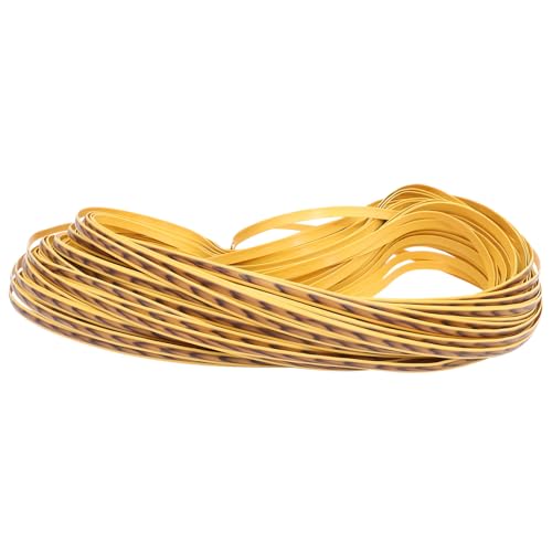 Gadpiparty PE Kunststoff Flachrattan Band Flexibel Langlebig Natürliches Flechtmaterial für Gartenmöbel Stuhl Tisch Korb Reparatur DIY Bastelbedarf von Gadpiparty