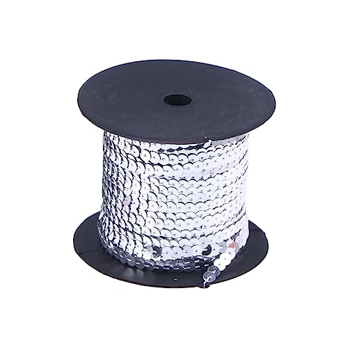 Gadpiparty Pailletten Band für DIY Bekleidung Silberne Spangle Sequins Applikation Rolle Elastisches und Langlebiges Band für Hochzeitskleider und Textile Kunstprojekte Gadpiparty Pailletten Band für DIY Bekleidung Silberne Spangle Sequins Applikation Rolle Elastisches und Langlebiges Band für Hochzeitskleider und Textile Kunstprojekte von Gadpiparty