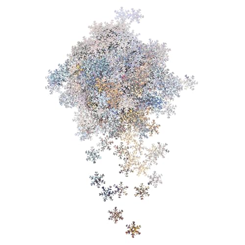 Gadpiparty Pailletten Dekomaterialien Weihnachtsglitzer Zum Basteln Weihnachtsaccessoires Weihnachtskonfetti Weihnachtsglitzer Konfetti Schneeflocke Tischdeko Pailletten Silber Kunststoff Gadpiparty Pailletten Dekomaterialien Weihnachtsglitzer Zum Basteln Weihnachtsaccessoires Weihnachtskonfetti Weihnachtsglitzer Konfetti Schneeflocke Tischdeko Pailletten Silber Kunststoff von Gadpiparty