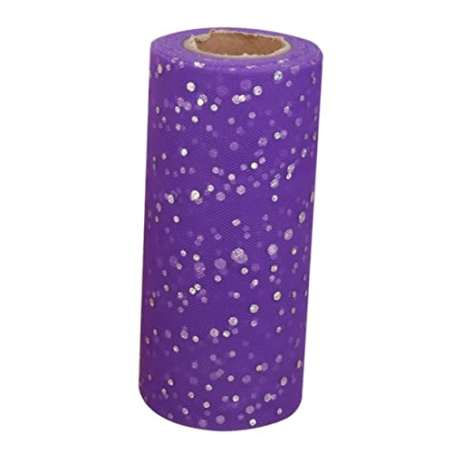 Gadpiparty Pailletten -netzrolle Hochzeit Lila Schier Funkeln Verpackung Braut- Tüll Dekorationen Stoff Ballettröckchen Geschenkband Violett Gadpiparty Pailletten -netzrolle Hochzeit Lila Schier Funkeln Verpackung Braut- Tüll Dekorationen Stoff Ballettröckchen Geschenkband Violett von Gadpiparty