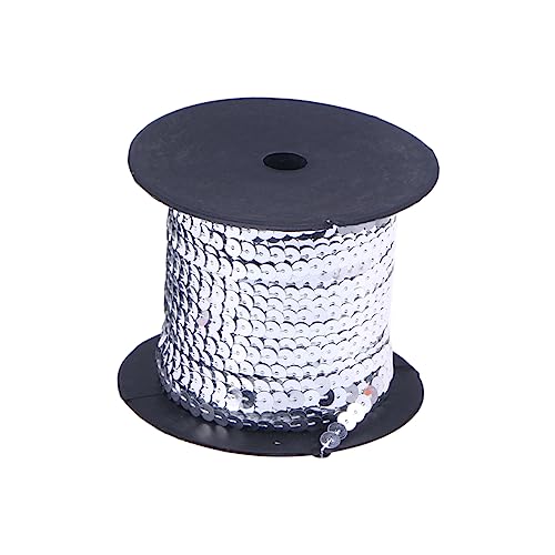 Gadpiparty Paillettenband Silber für Diy Kleidung Hochzeitsdekoration Yards Rolle Elastisches und Langlebiges Material für Applikationen und Bastelprojekte Gadpiparty Paillettenband Silber für Diy Kleidung Hochzeitsdekoration Yards Rolle Elastisches und Langlebiges Material für Applikationen und Bastelprojekte von Gadpiparty