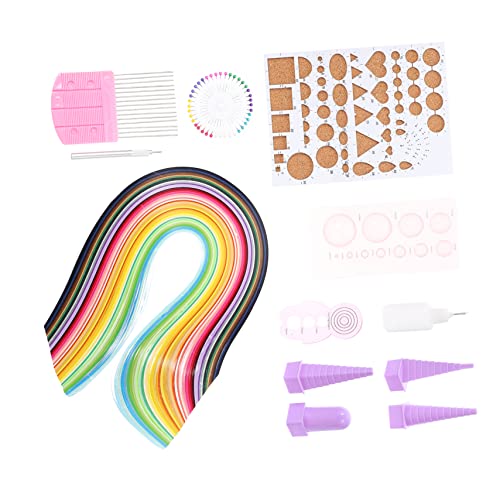 Gadpiparty Papier Quilling Set Farben Diy Quilling Werkzeuge für Kreative Bastelprojekte und Langlebigen Papierstreifen für Handwerksliebhaber und von Gadpiparty