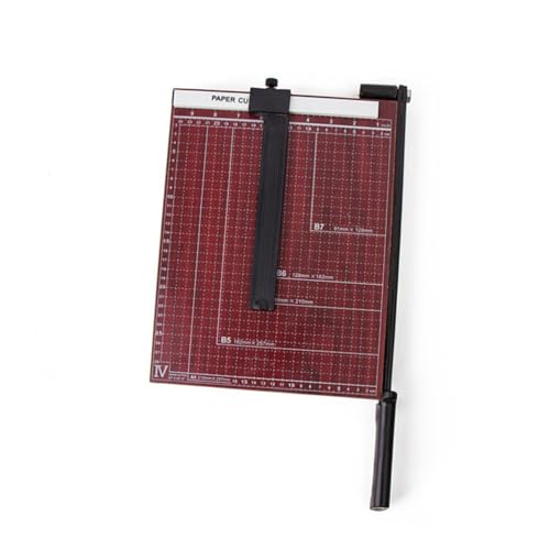 Gadpiparty Papierschneider Hebelschneider mit Robustem Metallfuß Einstellbarer Papierführung Integrierter Sicherheitsverriegelung und Messskala Präziser Schneidegerät für Büro Schule Zuhause Gadpiparty Papierschneider Hebelschneider mit Robustem Metallfuß Einstellbarer Papierführung Integrierter Sicherheitsverriegelung und Messskala Präziser Schneidegerät für Büro Schule Zuhause von Gadpiparty