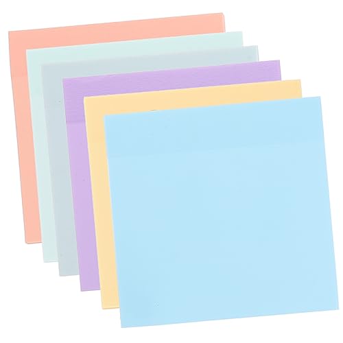 Gadpiparty Pet Haftnotizen Wasserdichte und Transparente Lernaufkleber für Schule Büro und Zuhause für Notizen Erinnerungen und Aufgabenlisten von Gadpiparty