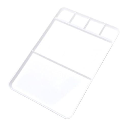 Gadpiparty Praktische Fach Malpalette aus Robustem Material für Aquarellfarben und Acrylfarben Multifunktionale Farb Mischplatte für DIY Malen und Künstlerbedarf Leicht zu Reinigen und von Gadpiparty