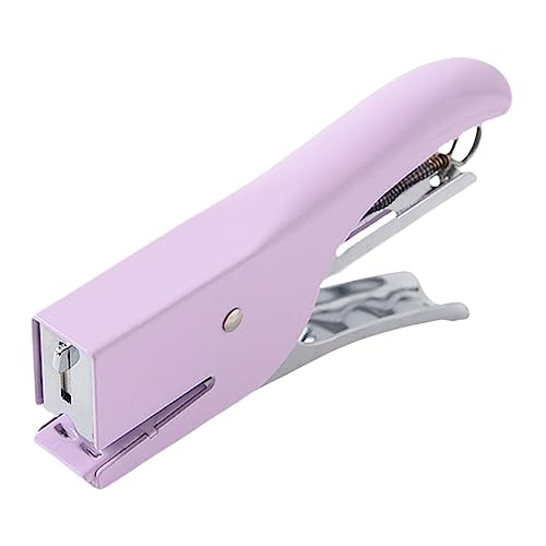 Gadpiparty Professioneller Heftgerät mit Multi Funktionalität Kompakte Handheftmaschine für Schule Büro und Zuhause Praktischer und Tragbarer Bürobedarf Bunten Zufällige Farbe von Gadpiparty