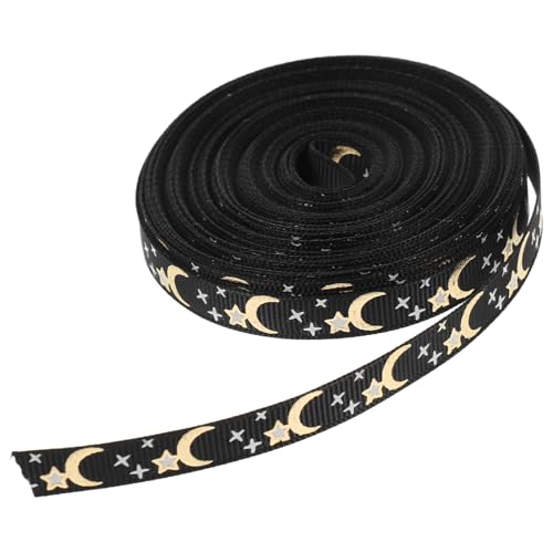 Gadpiparty Ramadan Ribbons Moon Star Muster Geschenkband für Eid Mubarak Feierlichkeiten Strapazierfähiges zum Verpacken von Geschenken und Dekorieren von Gadpiparty