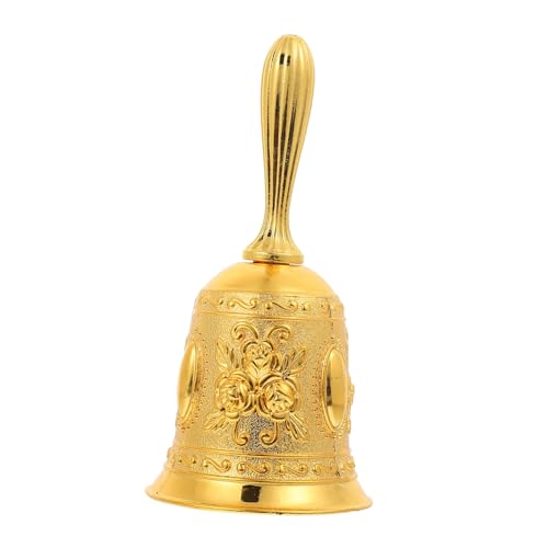 Gadpiparty Restaurant Service Glocke aus Metall Handglocke mit Ergonomischem Griff für Bar Retro Dekoration und Mehrzwecknutzung zur Signalgebung Restaurant und Zuhause von Gadpiparty