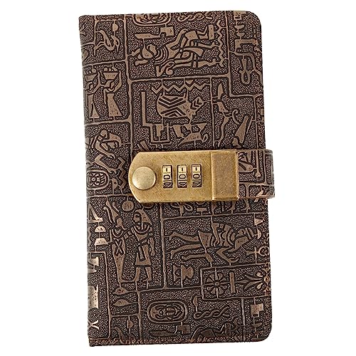 Gadpiparty Retro Notizbuch mit Schloss Vintage Imitationsleder Journal für Büro und Reisen Notizbuch für Notizen Tagebuch und Inspiration Gadpiparty Retro Notizbuch mit Schloss Vintage Imitationsleder Journal für Büro und Reisen Notizbuch für Notizen Tagebuch und Inspiration von Gadpiparty