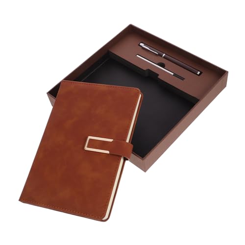 Gadpiparty Retro PU Business Notizbuch mit Blättern Schreibblock für Büro und Konferenz Inklusive Hochwertigem Schreibstift für Notizen Planer Tagebuch und Meetings Gadpiparty Retro PU Business Notizbuch mit Blättern Schreibblock für Büro und Konferenz Inklusive Hochwertigem Schreibstift für Notizen Planer Tagebuch und Meetings von Gadpiparty