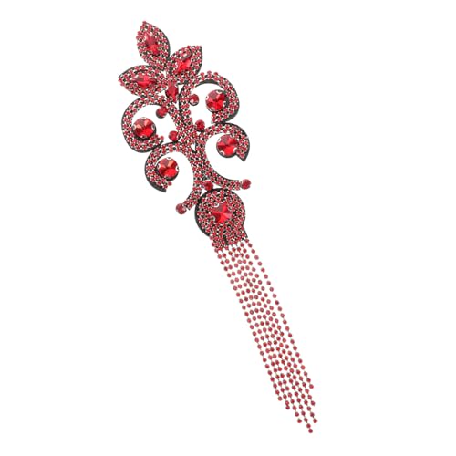 Gadpiparty Retro dekorative Schulterstempel Kostümzubehör Schulterklappen für Frauen Schulterklappen mit Fransen einheitliche Schulterklappen Quaste Schulter Kleidung liefert Strasssteine rot Gadpiparty Retro dekorative Schulterstempel Kostümzubehör Schulterklappen für Frauen Schulterklappen mit Fransen einheitliche Schulterklappen Quaste Schulter Kleidung liefert Strasssteine rot von Gadpiparty