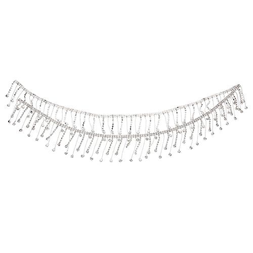 Gadpiparty Rhinestone Fransen Kette Breit Dekorative Strass Besatz für Diy Handwerk Strapazierfähige Multifunktionale Kette für Kleidung und Taschen Hochwertige Verarbeitung und Kreative Gadpiparty Rhinestone Fransen Kette Breit Dekorative Strass Besatz für Diy Handwerk Strapazierfähige Multifunktionale Kette für Kleidung und Taschen Hochwertige Verarbeitung und Kreative von Gadpiparty