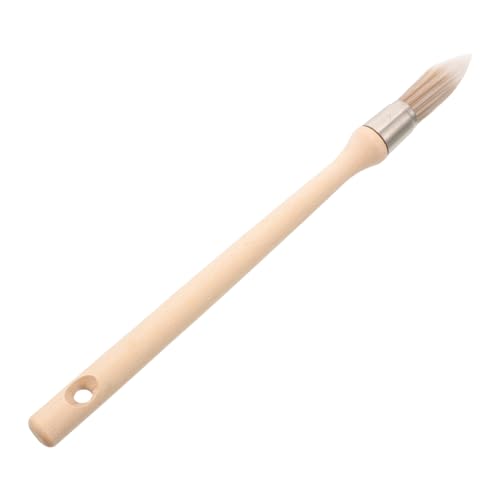 Gadpiparty Runder Farbpinsel mit Holzgriff Wiederverwendbarer Pinsel für Präzise Malergebnisse Ergonomisches Design für Malen und Reinigen Vielseitig Einsetzbar von Gadpiparty