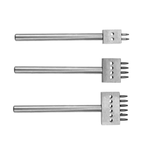 Gadpiparty Rundlocher Werkzeugset für Lederverarbeitung Prong Chisel Set Diy Lochstanzer für Armbänder und Handwerk Teilig Löchern Gadpiparty Rundlocher Werkzeugset für Lederverarbeitung Prong Chisel Set Diy Lochstanzer für Armbänder und Handwerk Teilig Löchern von Gadpiparty