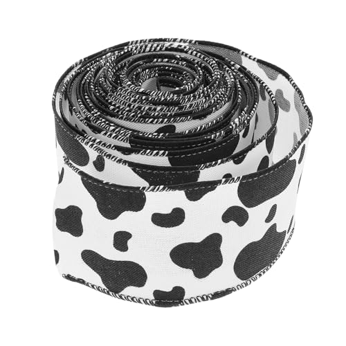 Gadpiparty Rustikales Kuhmuster band Bauernhof dekor Schleife für Geschenkverpackung DIY Basteln Partydeko mit Charmantem Fleckenmuster Vielseitig für Rustikale Bauernhaus optik Gadpiparty Rustikales Kuhmuster band Bauernhof dekor Schleife für Geschenkverpackung DIY Basteln Partydeko mit Charmantem Fleckenmuster Vielseitig für Rustikale Bauernhaus optik von Gadpiparty