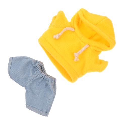 Gadpiparty Satz Puppenkleidungsset Kleidung für Stofftiere Plüschpuppenkleidung Puppen Outfit Set Puppen Kleidungsset Puppenkleidungs-Outfit Kleidung für Plüschpuppen Kurzer Plüsch von Gadpiparty