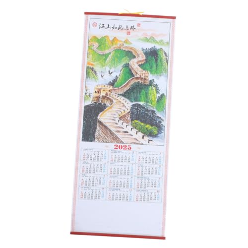 Gadpiparty Schlangenjahr Hängender Wandkalender Dekorativer Planungskalender mit Notizblock Design für Zuhause und Büro Einfach Aufzuhängen Hochwertiger Druck Vielseitig von Gadpiparty