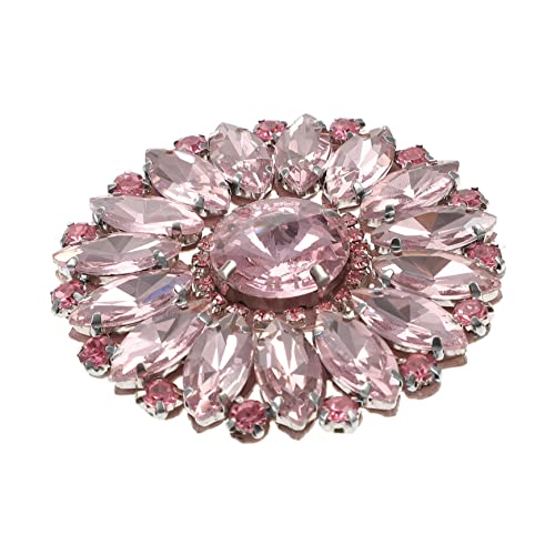 Gadpiparty Schuhblume Aus Strass Flecken Dekorative Kleidung Applikationen Strass Nähen Patches Für Heimwerker Strasspatch Schuhe Dekorativer Patch Blumenform Party Heißschmelzkleber Rosa von Gadpiparty