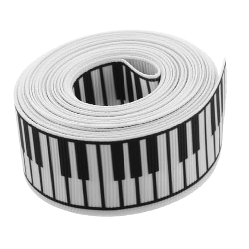 Gadpiparty Schwarzes und Weißes Klavierband Breit Bedrucktes Musiknoten satinband für Geschenkverpackung Schleifenherstellung und Partydekoration Vielseitiges Bastelband für DIY anlässe Gadpiparty Schwarzes und Weißes Klavierband Breit Bedrucktes Musiknoten satinband für Geschenkverpackung Schleifenherstellung und Partydekoration Vielseitiges Bastelband für DIY anlässe von Gadpiparty