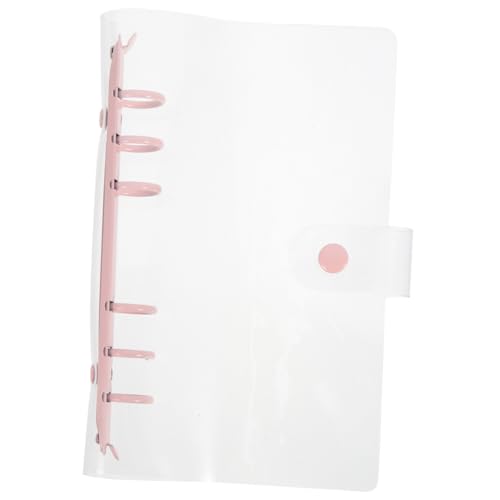 Gadpiparty Sechs Loch Ordnerhülle Transparente Sicht Ordnerhülle Notizbuch Wiederverwendbar Pailletten Scrapbook Hülle Knopfverschluss Transparente Pp Stanztasche Nachfüllbarer von Gadpiparty