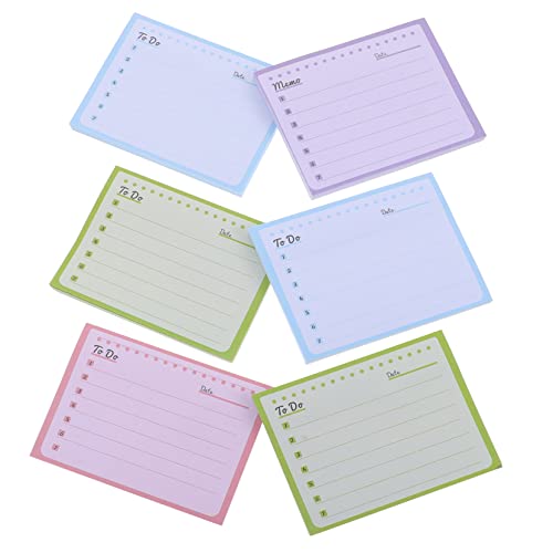 Gadpiparty Selbstklebende Memo Pads Bunten Praktische Notizaufkleber für Büro Schule und Zuhause Abnehmbare Haftnotizen für Aufgabenlisten und Erinnerungen Hochwertige von Gadpiparty