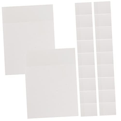 Gadpiparty Selbstklebende Notizblöcke Transparent Haftnotizen für Büro Schule Zuhause Wiederverwendbar Praktische Markierung und Archivierung Dekorative Memo Pads von Gadpiparty