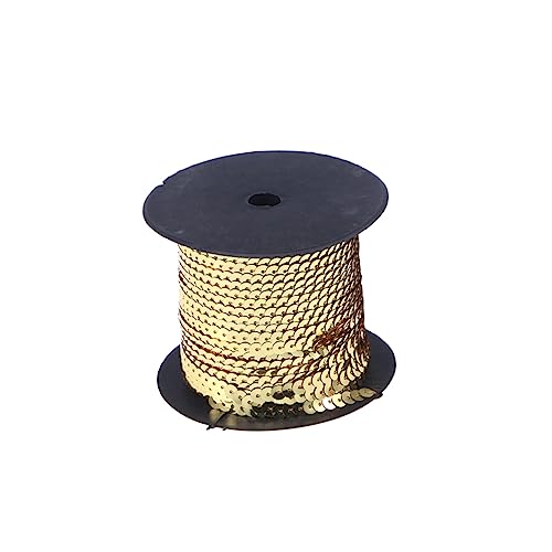 Gadpiparty Sequin Ribbon Paillettenband für DIY Bekleidung Hochzeitsdekoration Yards Rolle Hellgold Elastisch Langlebig für Hut und Textilkunstprojekte Gadpiparty Sequin Ribbon Paillettenband für DIY Bekleidung Hochzeitsdekoration Yards Rolle Hellgold Elastisch Langlebig für Hut und Textilkunstprojekte von Gadpiparty