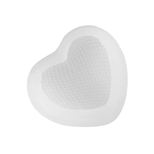 Gadpiparty Silikon Seifenform Wiederverwendbare Gießform für Diy Herzform Einfaches Entformen Hautfreundlich Robust für Projekte und Handgemachte von Gadpiparty