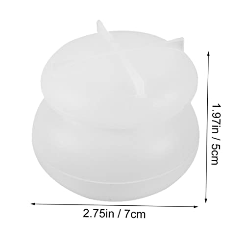 Gadpiparty Silikonform Lippenstift Dose DIY Molde Aufbewahrungsbehälter Gießform Kreativ Basteln Weiß Bpa Frei Einfach zu Entformen für Resin und Harz von Gadpiparty