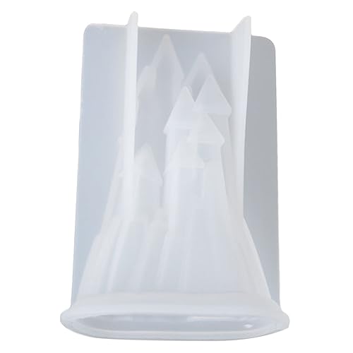 Gadpiparty Silikonform Schloss für Epoxidharz Diy Bastelprojekte Flexible und Transparente Gießform Kompatibel mit Verschiedenen Materialien für Kunstwerke von Gadpiparty