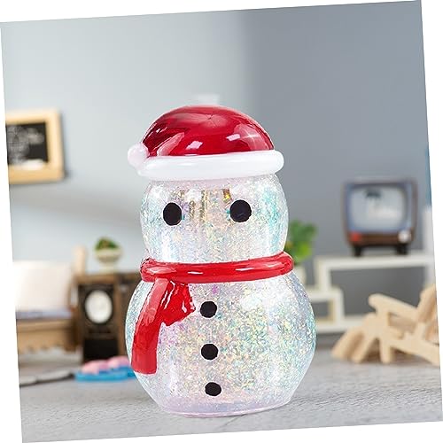 Gadpiparty Silikonform Schneemann Vorratsdose mit Deckel DIY Gießform für Epoxidharz Glatte Oberfläche Einfach zu Entformen Vielseitig für Bastelbedarf und Weihnachtsdeko Teilig von Gadpiparty