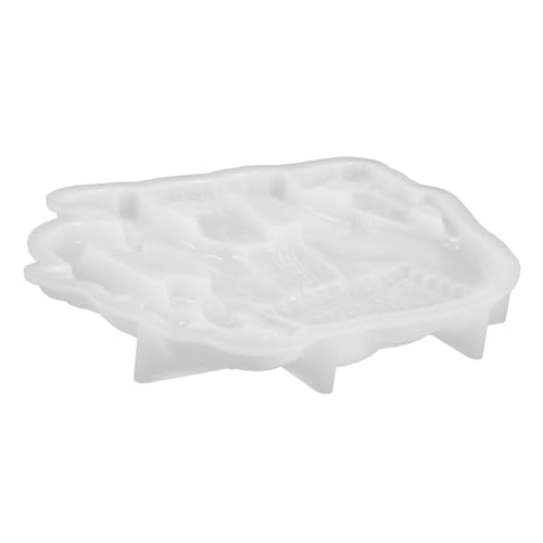 Gadpiparty Silikonform Wanddekoration Gießform für Epoxidharz Bastelarbeiten und Tischornamente Vielseitig Einsetzbar Stilvolle Weiße Farbe für DIY Projekte von Gadpiparty