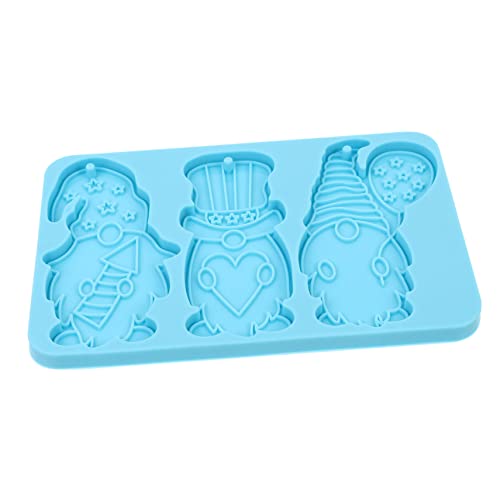 Gadpiparty Silikonform für Diy Schlüsselanhänger Gnom Design Geruchsneutral Langlebig Einfache Reinigung Vielseitige Gießform für Handgemachte und Bastelideen von Gadpiparty