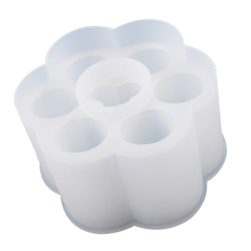 Gadpiparty Silikonform für Lippenstift Organizer Diy Epoxidharz Gießform mit Fächern für Kreative Bastelprojekte Leicht zu Reinigen und Flexibel für Designs von Gadpiparty