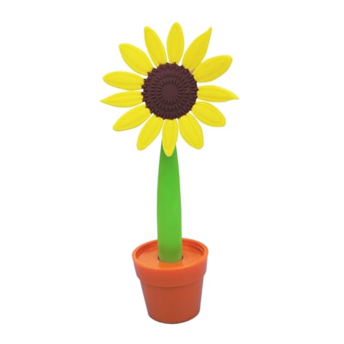 Gadpiparty Sonnenblumen Kugelschreiber Pflanzengehege Blumenstifte Für Damen Sonnenblumenstifte, Künstliche Blumen Neuartige Stifte Für Erwachsene Sonnenblumen-briefpapier Sommerstift Gummi von Gadpiparty