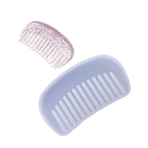 Gadpiparty Spiegelglattes Kristall Epoxidharz Kleber UV Harz Silikonform für Handgemachte Cartoon Kämme Flexibles und Wiederverwendbares Zubehör für DIY Projekte von Gadpiparty