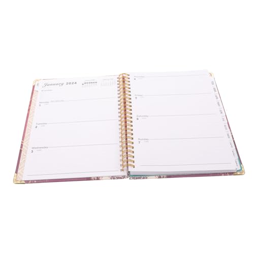 Gadpiparty Spiralnotizbuch für Planung Dekorativer Notizblock für Studenten und Büroangestellte Wochenplaner mit Elegantem Cover und Hochwertigem für Reisen von Gadpiparty