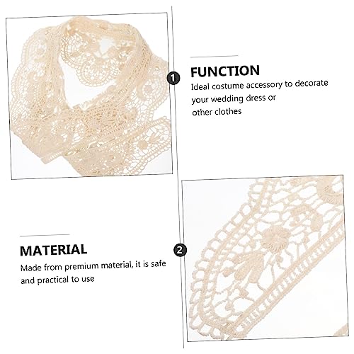Gadpiparty Spitzenkragen Applikation Damen Vintage Stickerei Kragen Baumwollfaden DIY Netzstoff für Blusen Oberteile Modisch Elegant Gadpiparty Spitzenkragen Applikation Damen Vintage Stickerei Kragen Baumwollfaden DIY Netzstoff für Blusen Oberteile Modisch Elegant von Gadpiparty