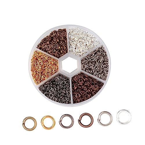 Gadpiparty Sprungringe Biegeringe für DIY Schmuckherstellung Offene Ringe Verschiedenen Farben für Halsketten Armbänder Ohrringe und Schlüsselanhänger Gadpiparty Sprungringe Biegeringe für DIY Schmuckherstellung Offene Ringe Verschiedenen Farben für Halsketten Armbänder Ohrringe und Schlüsselanhänger von Gadpiparty