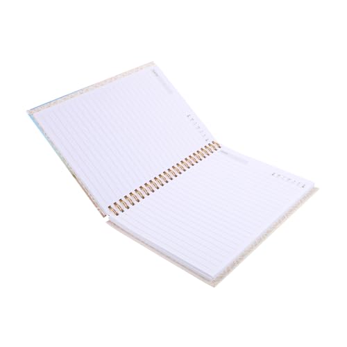 Gadpiparty Spulen Notizblock tägliches notizbuch Zeitplan-Notizbuch Journal -Notizbuch Tagesplaner Notizblock METZUNGSMÜHRESSEMSBOOK Journaling Notebook Zeitplan Buch Planungsbuch Papier Blau von Gadpiparty
