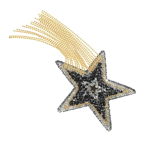 Gadpiparty Stern Aufbügelpatch mit Strass Diy Applikation für Kleidung Hüte und Taschen Selbstklebendes Design und Charmant für Handarbeiten Goldenes Tasseldesign Gadpiparty Stern Aufbügelpatch mit Strass Diy Applikation für Kleidung Hüte und Taschen Selbstklebendes Design und Charmant für Handarbeiten Goldenes Tasseldesign von Gadpiparty