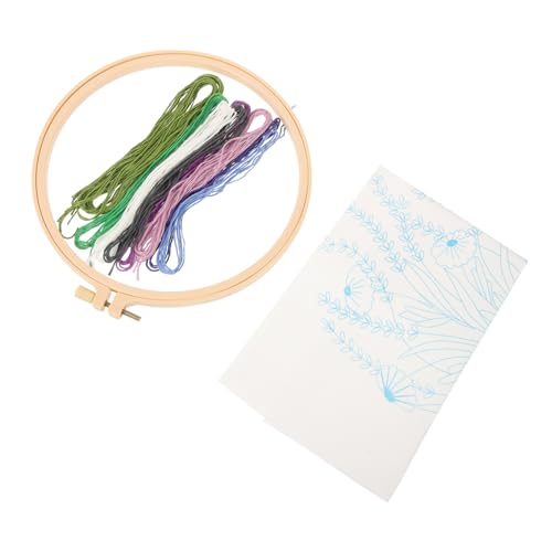 Gadpiparty Stickerei für Anfänger Diy Kreuzstich Kit mit Stickgarn und Stickrahmen für Handwerk und Kreative Projekte von Gadpiparty